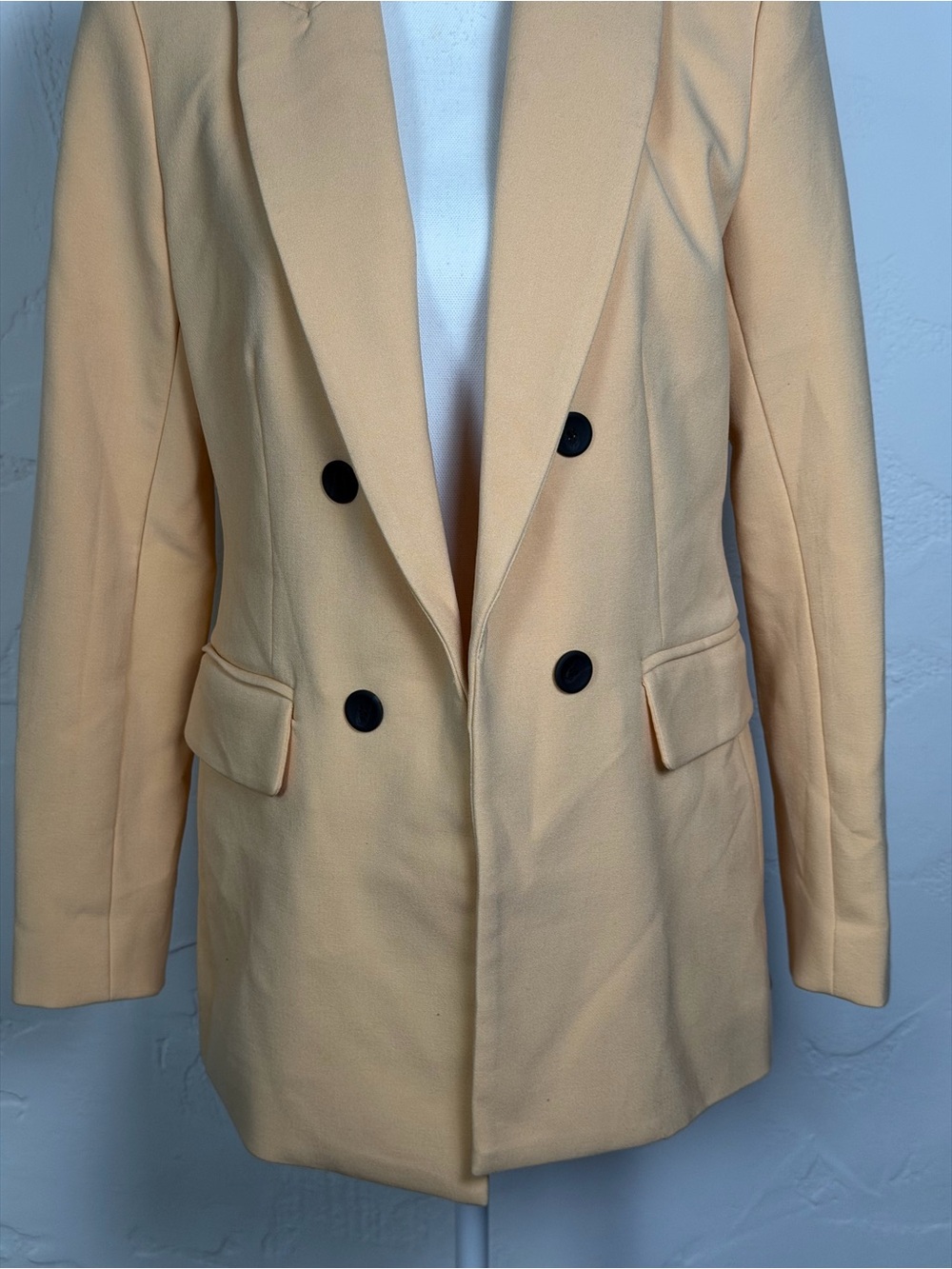 House of Harlow 1960  Double-Breasted Sherbet  Orange Blazer  - Clean and Fresh - Picture 10 of 16